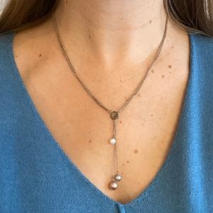 Freshwater Pearl Lariat Necklace